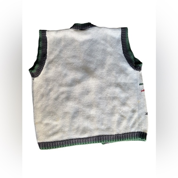 Vintage Van Heusen knit sweater vest - Picture 4 of 5